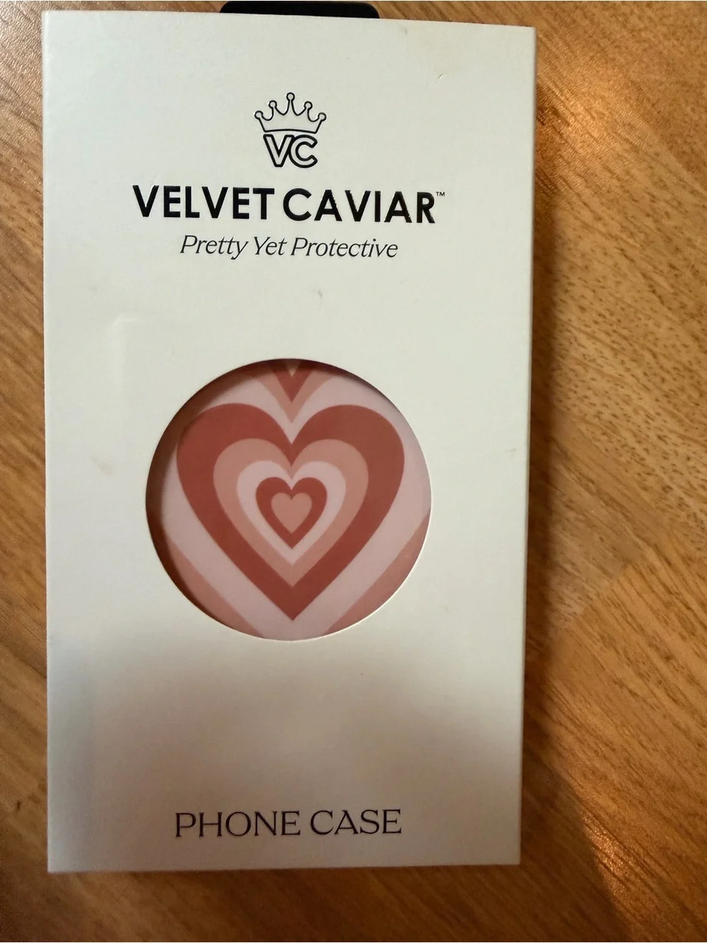 Velvet Caviar Pink Layered Heart iPhone Case New in Box